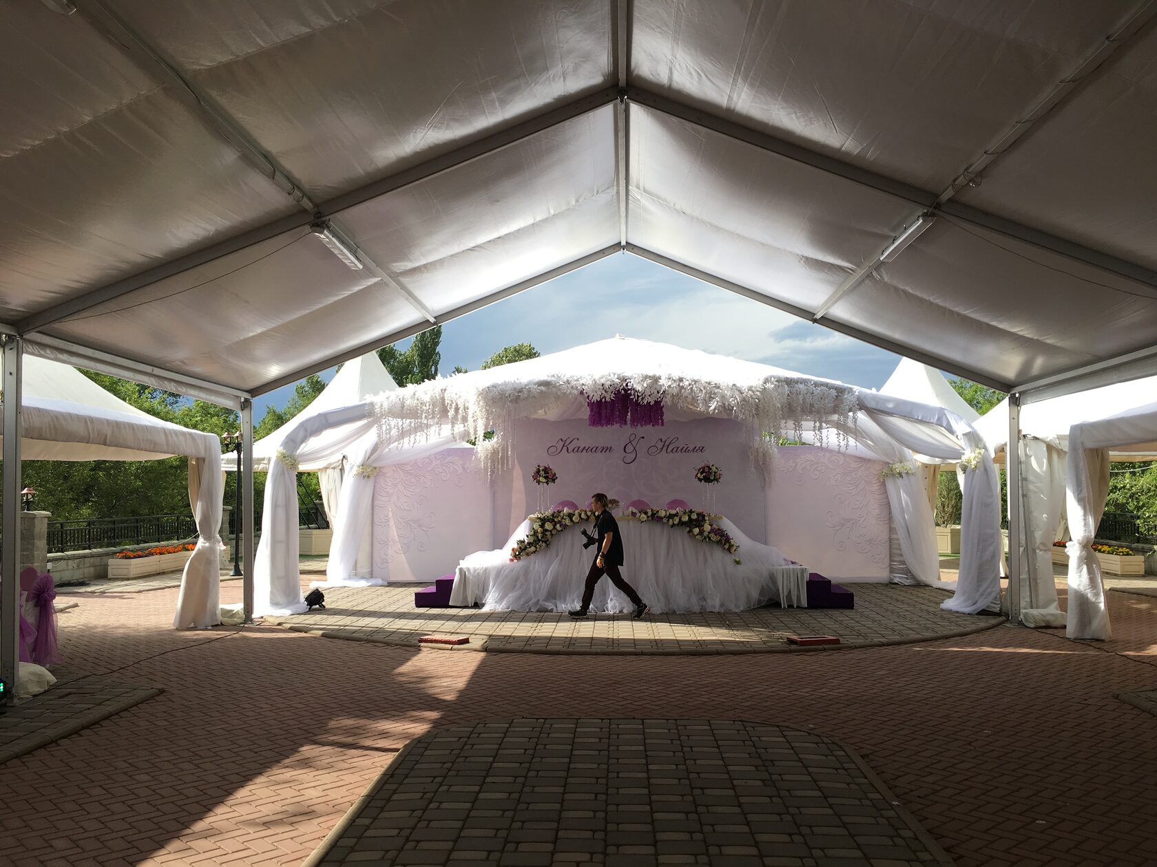 Мультигранные шатры для свадьбы