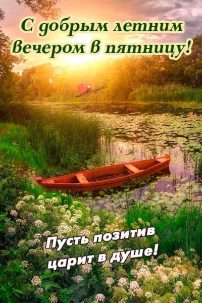 Летние картинки с пожеланиями спокойной ночи пятницы