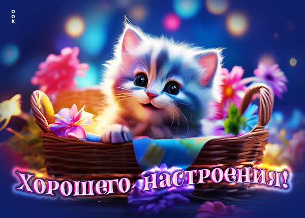 Привлекательная открытка хорошего настроения