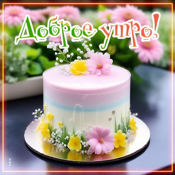 Шикарная открытка доброе утро