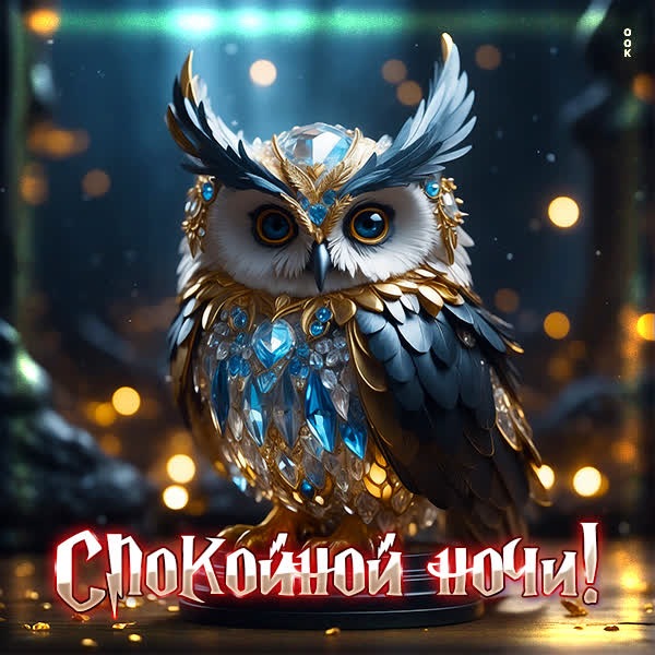 Вдохновляющая открытка спокойно ночи