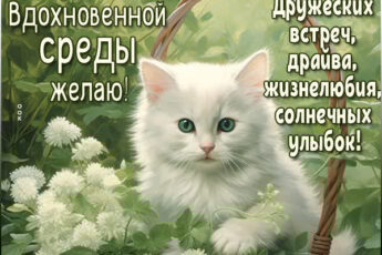 Уютная открытка вдохновенной среды