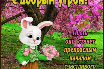 Вдохновляющая открытка с добрым утром