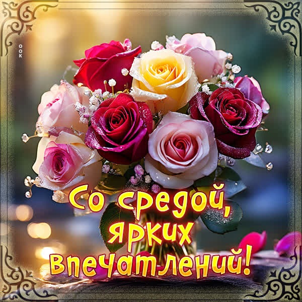 Волшебная открытка со средой