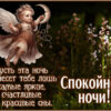 Поэтичная картинка спокойной ночи