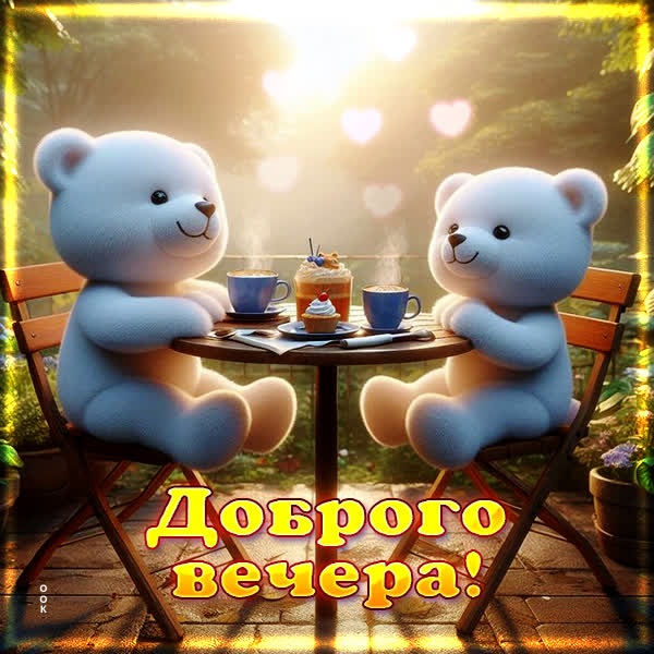 Традиционная картинка доброго вечера