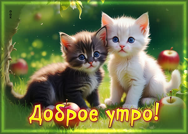 Уникальная открытка доброе утро
