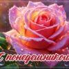 Вдохновляющая открытка с понедельником