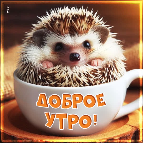 Солнечная открытка доброе утро