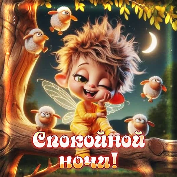 Замечательная картинка спокойной ночи