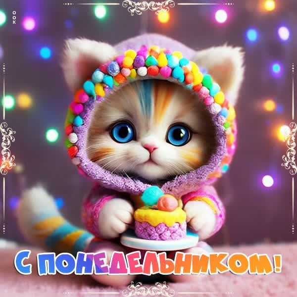 Энергичная картинка с понедельником