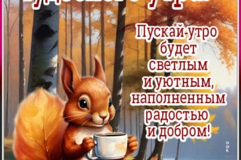Нежная картинка чудесного утра