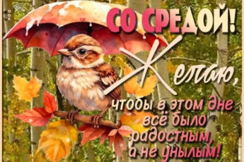 Радостная картинка со средой