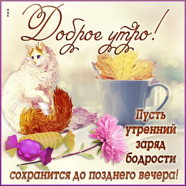 Шикарная открытка доброе утро