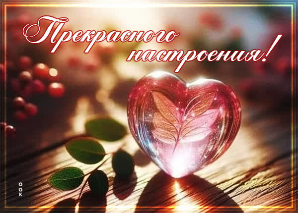 Волшебная открытка прекрасного настроения