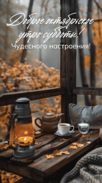 Картинки - Доброе октябрьское утро субботы (40 ФОТО)