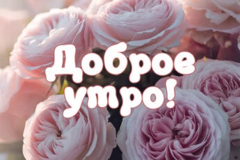 Пробуждающая открытка доброе утро