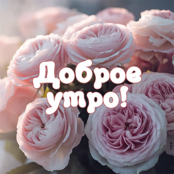 Пробуждающая открытка доброе утро