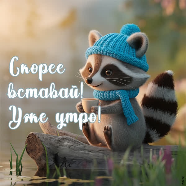 Утренняя улыбка открытка