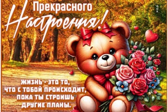 Яркая открытка для отличного настроения