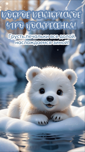 Картинки - доброе декабрьское утро воскресенья (61 ФОТО)