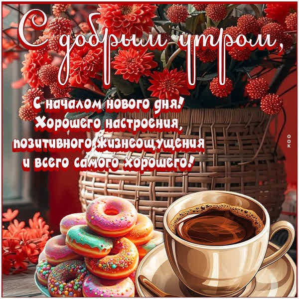 С началом нового дня! Хорошего настроения