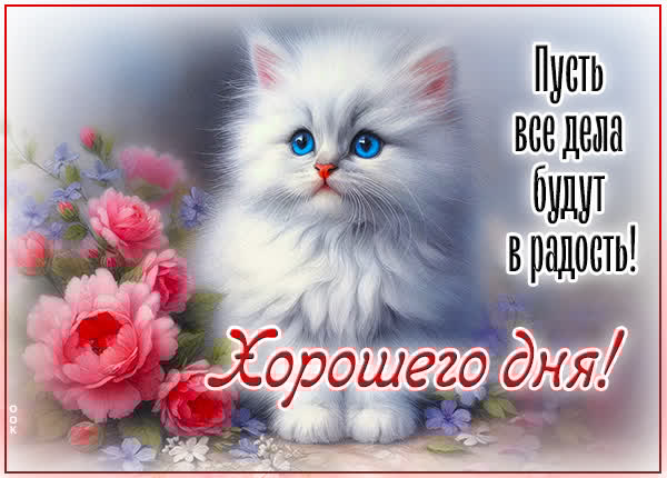 Пусть все дела будут в радость! Хорошего дня
