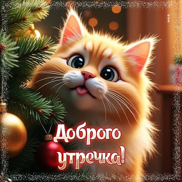 Радостное зимнее утро открытка