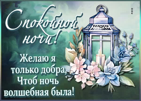 Желаю я только добра, чтоб ночь волшебная была