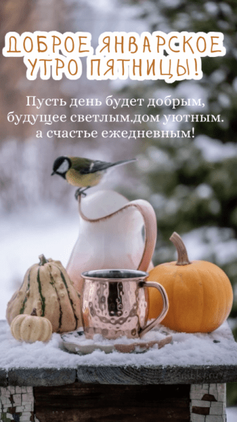Доброе январское утро пятницы - красивые картинки (42 ФОТО)