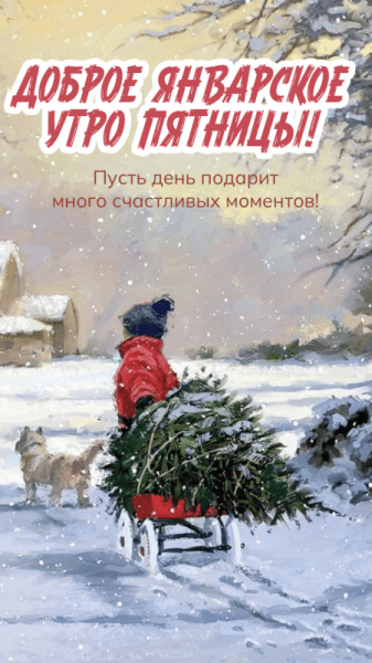 Доброе январское утро пятницы - красивые картинки (42 ФОТО)