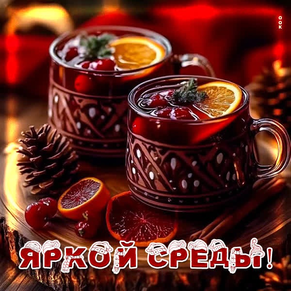 Открытка для мотивации на среду