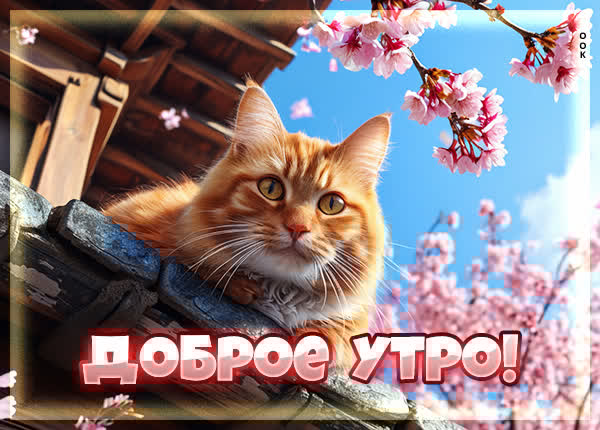 Картинка Доброе утро, пусть день начнётся с улыбки!