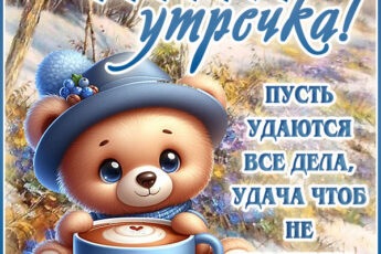Картинка Доброе утро, с пожеланиями энергии и улыбок