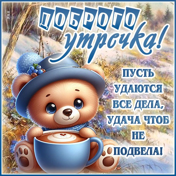 Картинка Доброе утро, с пожеланиями энергии и улыбок