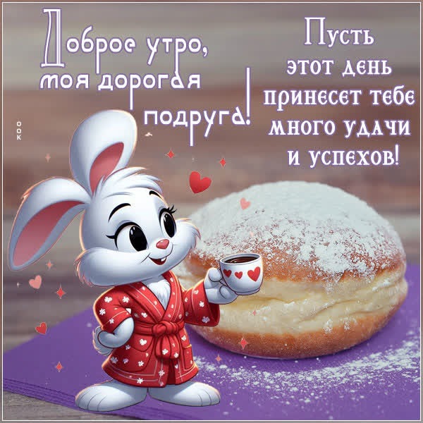 Открытка Доброе утро, с пожеланиями счастливого дня