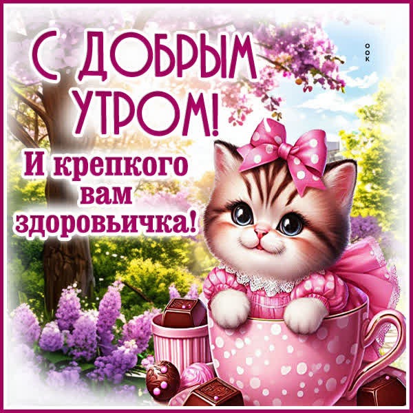 Картинка Доброе утро и отличного начала дня!